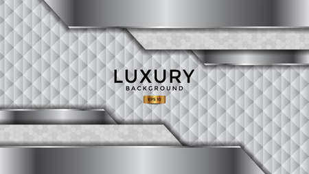 Luxury abstract background with overlap layer on background. Eps10のイラスト素材