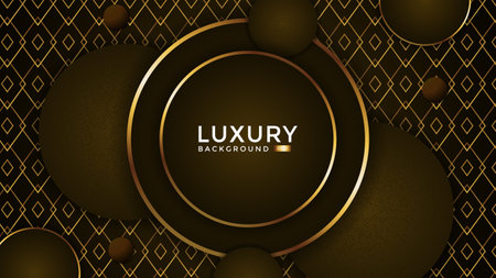 Luxury abstract background with overlap layer on background. Eps10のイラスト素材