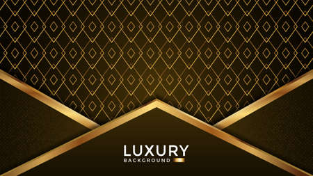 Luxury abstract background with overlap layer on background. Eps10のイラスト素材