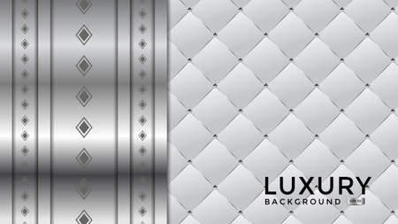 Luxury abstract background with overlap layer on background. Eps10のイラスト素材