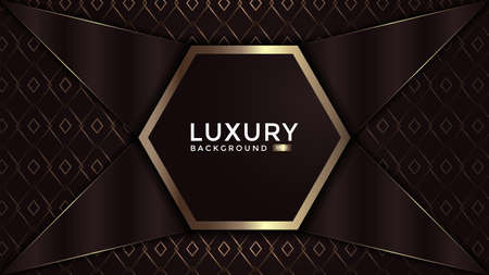 Luxury abstract background with overlap layer on background.のイラスト素材