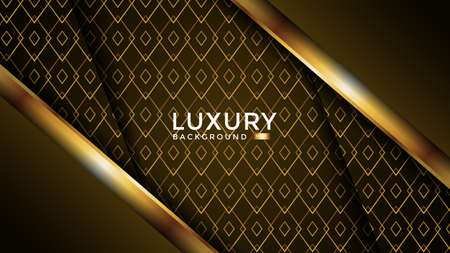 Luxury abstract background with overlap layer on background. Eps10のイラスト素材