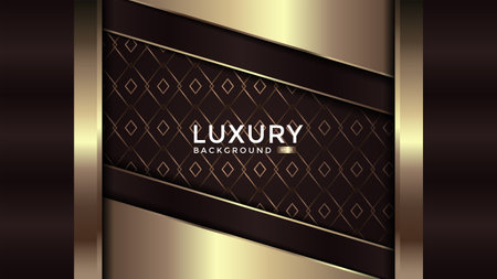 Luxury abstract background with overlap layer on background. Eps10のイラスト素材