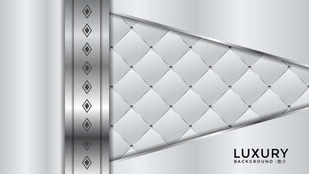 Luxury abstract background with overlap layer on background. Eps10のイラスト素材