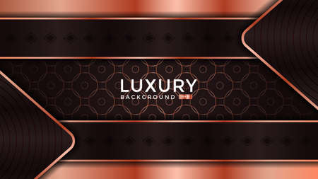 Luxury abstract background with overlap layer on background. Eps10のイラスト素材