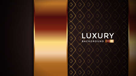 Luxury abstract background with overlap layer on background. Eps10のイラスト素材