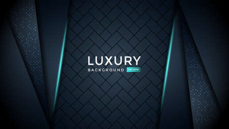 Luxury abstract background with overlap layer on background. Eps10のイラスト素材