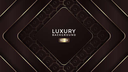 Luxury abstract background with overlap layer on background. Eps10のイラスト素材