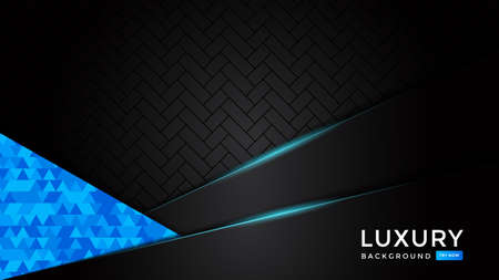 Luxury abstract background with overlap layer on background.のイラスト素材