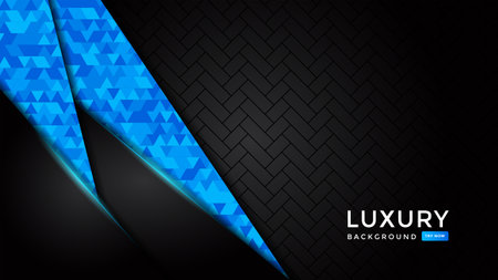 Luxury abstract background with overlap layer on background.のイラスト素材