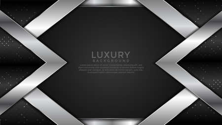 Luxury abstract background with overlap layer on background.のイラスト素材