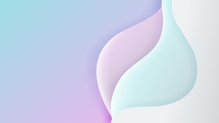 <p>Abstract background soft gradient color and dynamic shadow on background .Vector background for wallpaper,banner. Eps 10</p>のイラスト素材