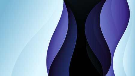 Abstract background soft gradient color and dynamic shadow on background .Vector background for wallpaper,banner. Eps 10のイラスト素材