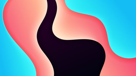 Colorful vector abstract background with soft gradient. Vector background for wallpaper. Eps 10のイラスト素材