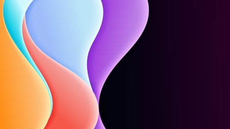 Colorful vector abstract background with soft gradient. Vector background for wallpaper. Eps 10のイラスト素材