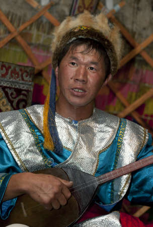 Artist national songs in the Asian styleの写真素材