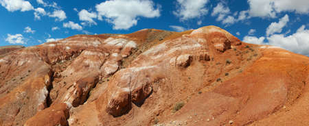 Martian landscape in the steppes of Central Asiaの写真素材