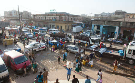 the largest market in Africa Merkatoのeditorial素材