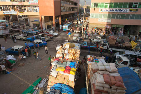 the largest market in Africa Merkatoのeditorial素材