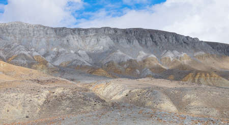 The geological layers of the ice ageの写真素材
