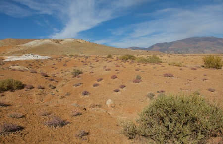 Desert lifeless place in Central Asiaの写真素材