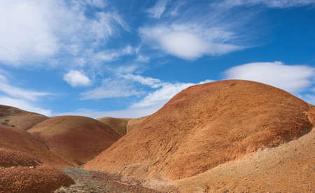 Desert landscape red. Desert and semi-desertの写真素材