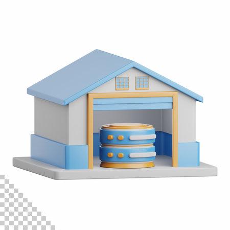 3d rendering on premise isolated useful for cloud, network, computing, technology, database, server and connection design elementの写真素材