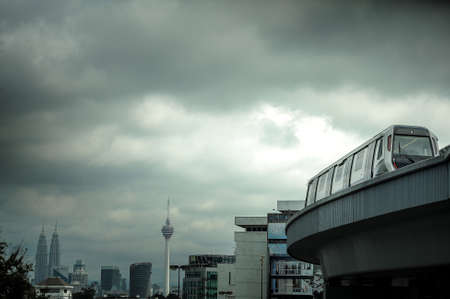 Kuala Lumpur December 20, 2016. A Mass Rapid Transit (MRT) train operates during the opening to the...