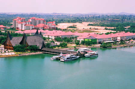 Batam Marina in sumatra Indonesiaの写真素材