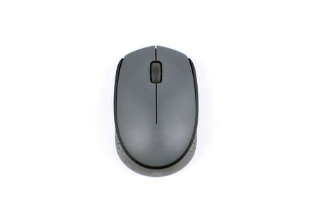 Wireless mouse isolated on white backgroundの写真素材
