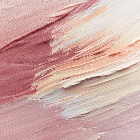 This abstract image features a textured background with soft pink and cream tones, perfect for artistic designs and creative projects in various applications.の素材