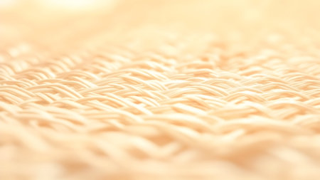 Wicker background, closeup of wicker texture. Abstract backgroundの素材