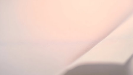 Blurred abstract background. White and pink pastel color tone.の素材