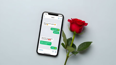 Facebook Messenger app on Apple iPhone X screen. Facebook Messenger is a social networking service developed by Facebook.の素材