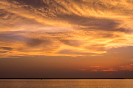 The beautiful sunset along at the Langkawi islandの写真素材