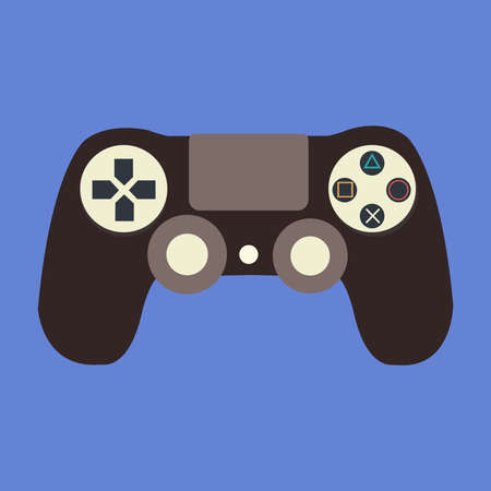 art illustration symbol of joystick game