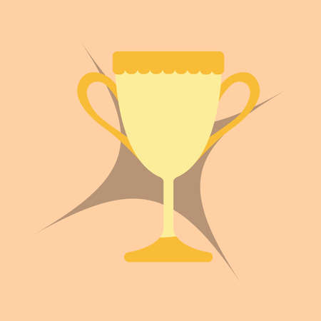 art icon illustration symbol of success achievement trophyのイラスト素材