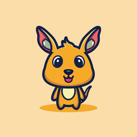 Art illustration symbol icon mascot animal cute design concept of foxのイラスト素材
