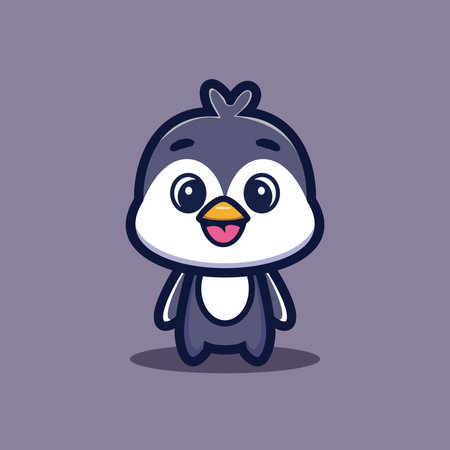 art illustration design concept mascot symbol icon animal of penguinのイラスト素材