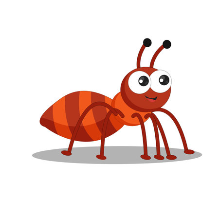 art illustration symbol macot animal icon design nature concept insect of antのイラスト素材
