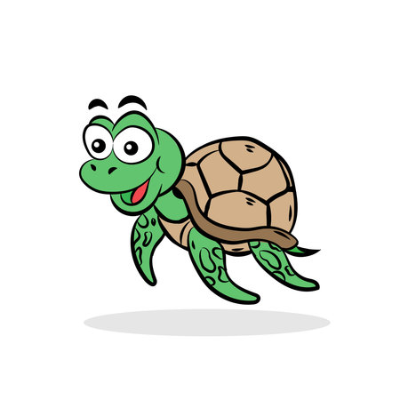 Art illustration design concept symbol icon animals of turtleのイラスト素材