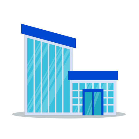 art illustration symbol icon logo building construction concept design of house apartのイラスト素材