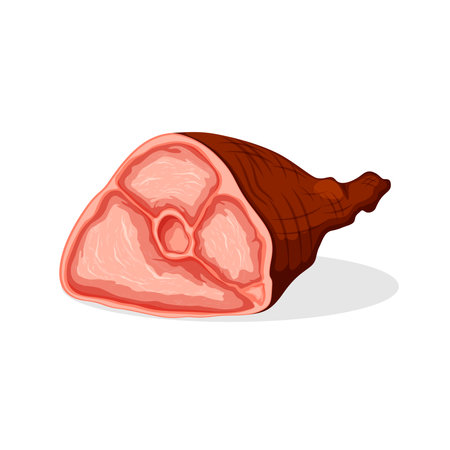 Art illustration design concept fast junk food seamless symbol logo of beef meatのイラスト素材