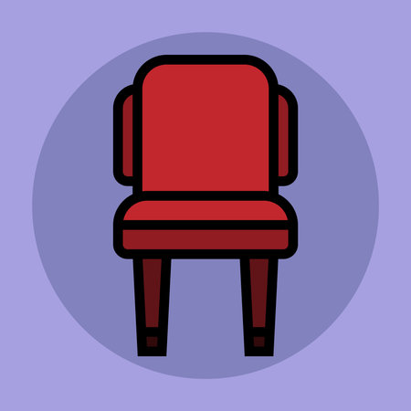 Art illustration symbol icon furniture logo household design of office chairのイラスト素材