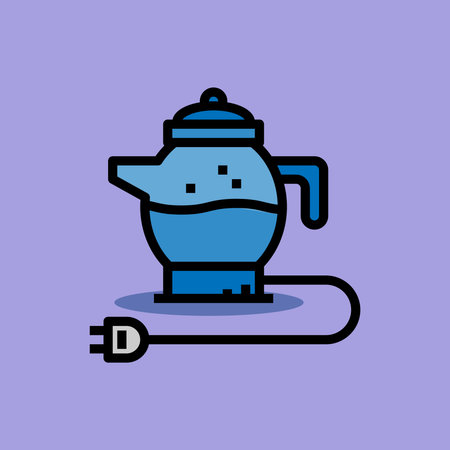 Art illustration symbol icon furniture logo household design sketch hand draw of drink heaterのイラスト素材