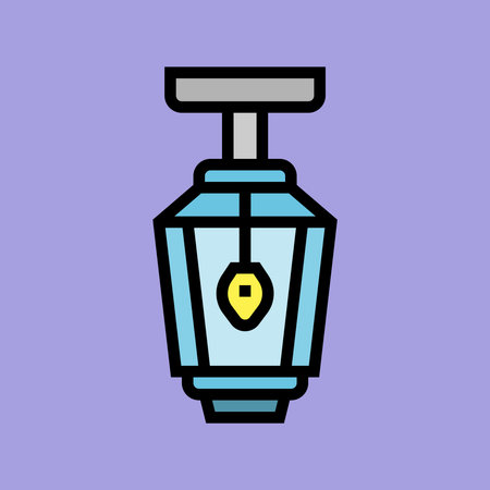 Art illustration symbol icon furniture logo household design of hanging lampのイラスト素材