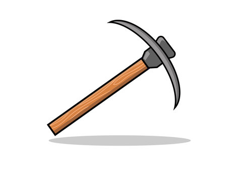 Art illustration symbol icon object work tools design handy worker logo of hammer rockのイラスト素材