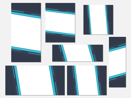 <p>Art Illustration Design Frame Banner Template Editable Concept Horizontal Vertical Promotion Set Collections Advertisement</p>のイラスト素材