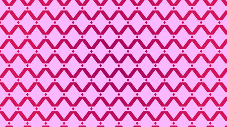 Seamless geometric pattern with stars on a pink background. Vector illustration.のイラスト素材