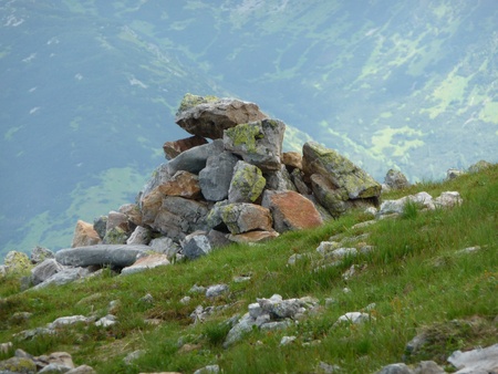 Stones in Tatra Mountain, Polandの写真素材